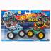 Mattel Hot Wheels Monster Trucks HW Demolition Doubles-Bionic Bruiser vs Test Subject JCC68