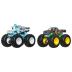 Mattel Hot Wheels Monster Trucks HW Demolition Doubles-Bionic Bruiser vs Test Subject JCC68