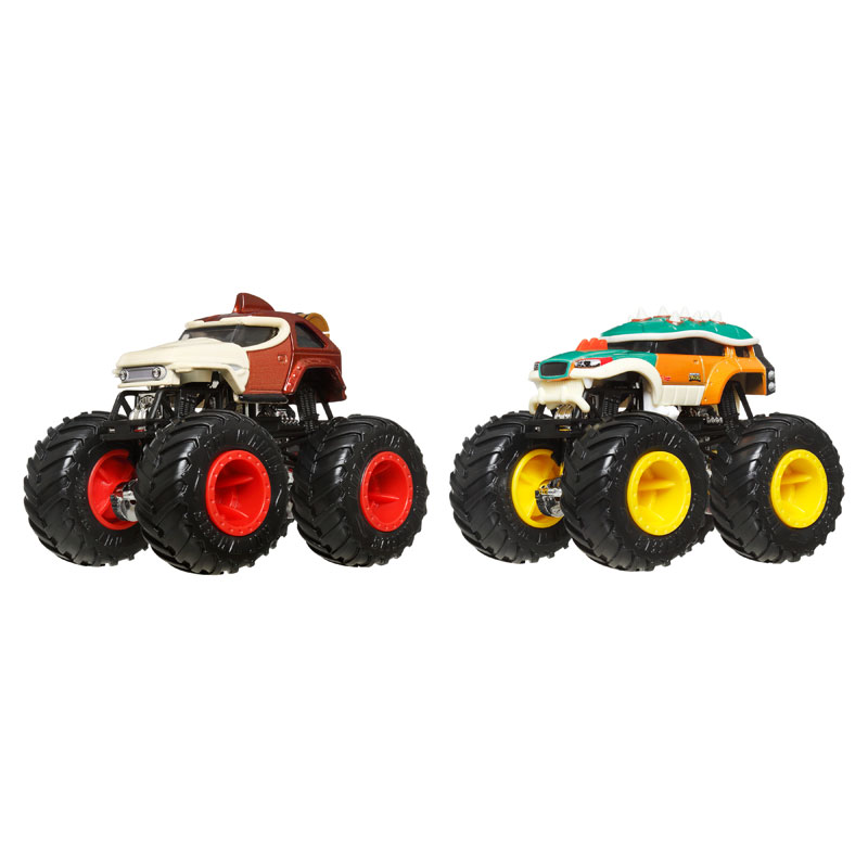 Mattel Hot Wheels Monster Trucks HW Demolition Doubles - Donkey Kong vs Bowser