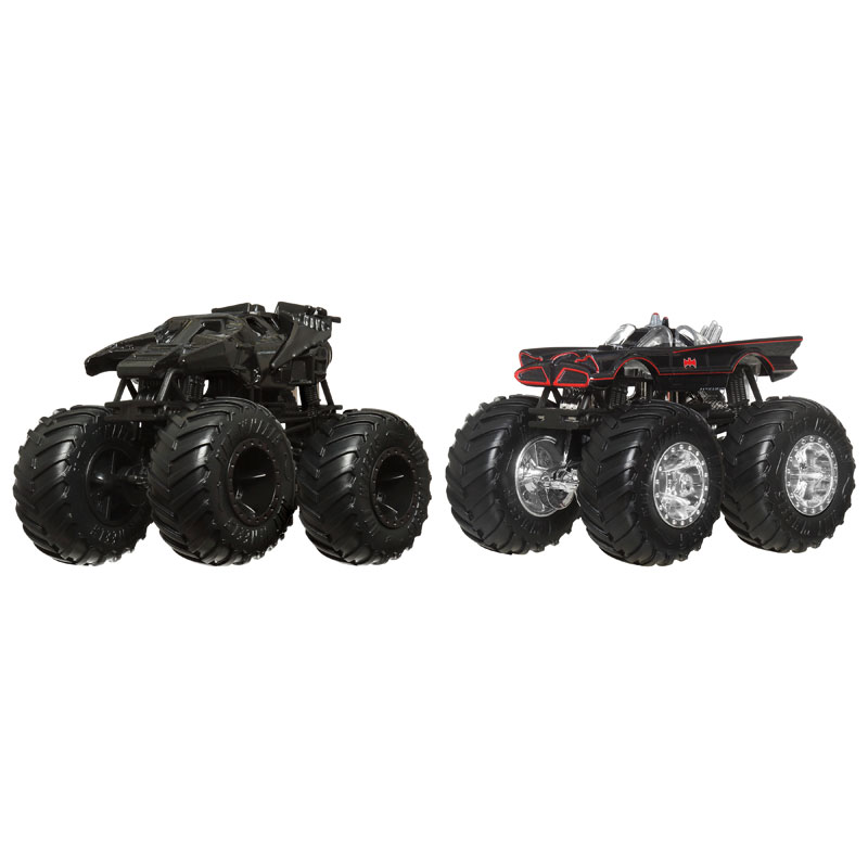 Mattel Hot Wheels Monster Trucks HW Demolition Doubles-DC Batman vs Batman Classic Tv Series JCC80