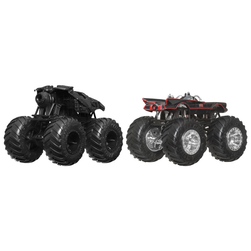 Mattel Hot Wheels Monster Trucks HW Demolition Doubles-DC Batman vs Batman Classic Tv Series JCC80