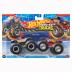 Mattel Hot Wheels Monster Trucks HW Demolition Doubles-Hot Wheels Racing#1 vs Hot Wheels Racing#4