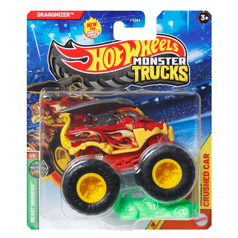 Mattel Hot Wheels Οχήματα Monster Trucks E Dragonizer
