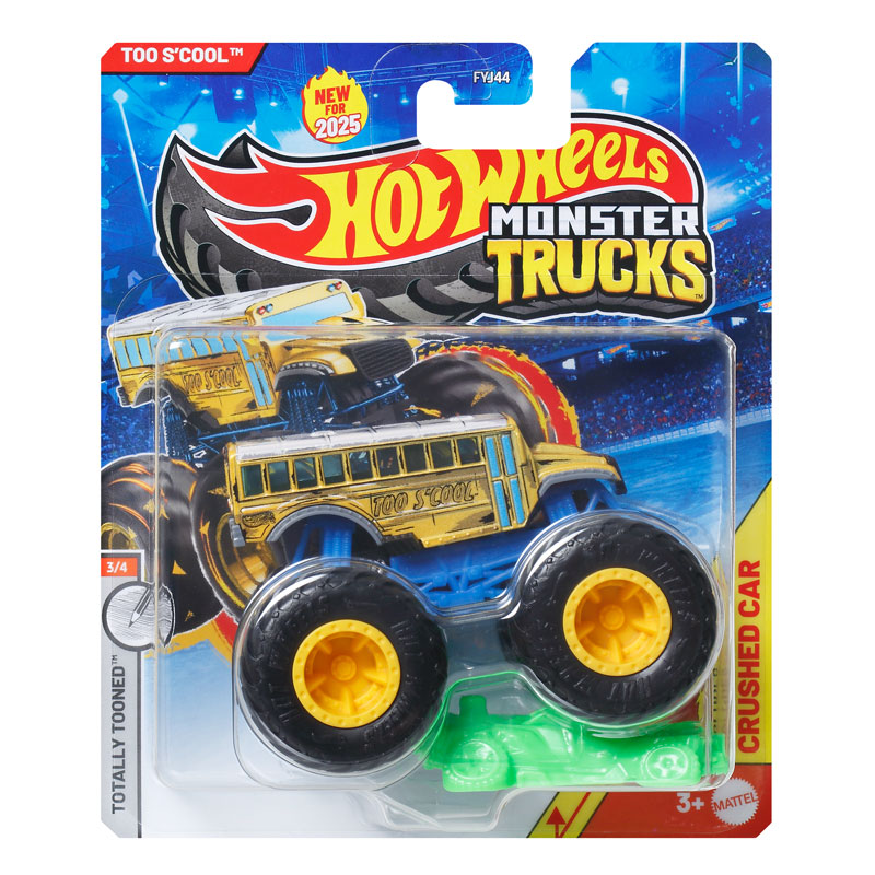 Mattel Hot Wheels Monster Trucks J TOO S'COOL™ Όχημα