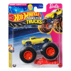 Mattel Hot Wheels Οχήματα Monster Trucks E Barbie Corvette XL