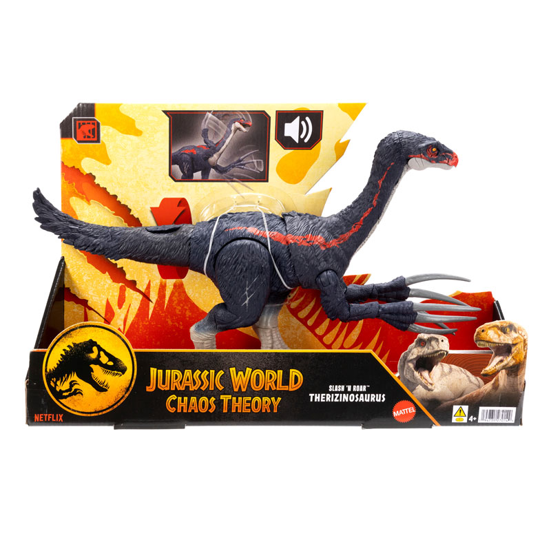 Mattel Jurarric World Slash 'N Roar Therizinosaurus Με Ήχους & Λειτουργία Επίθεσης JCG16