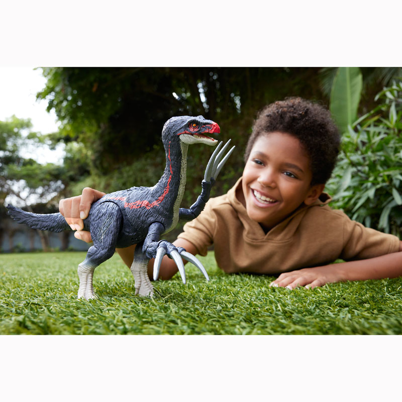 Mattel Jurarric World Slash 'N Roar Therizinosaurus Με Ήχους & Λειτουργία Επίθεσης JCG16