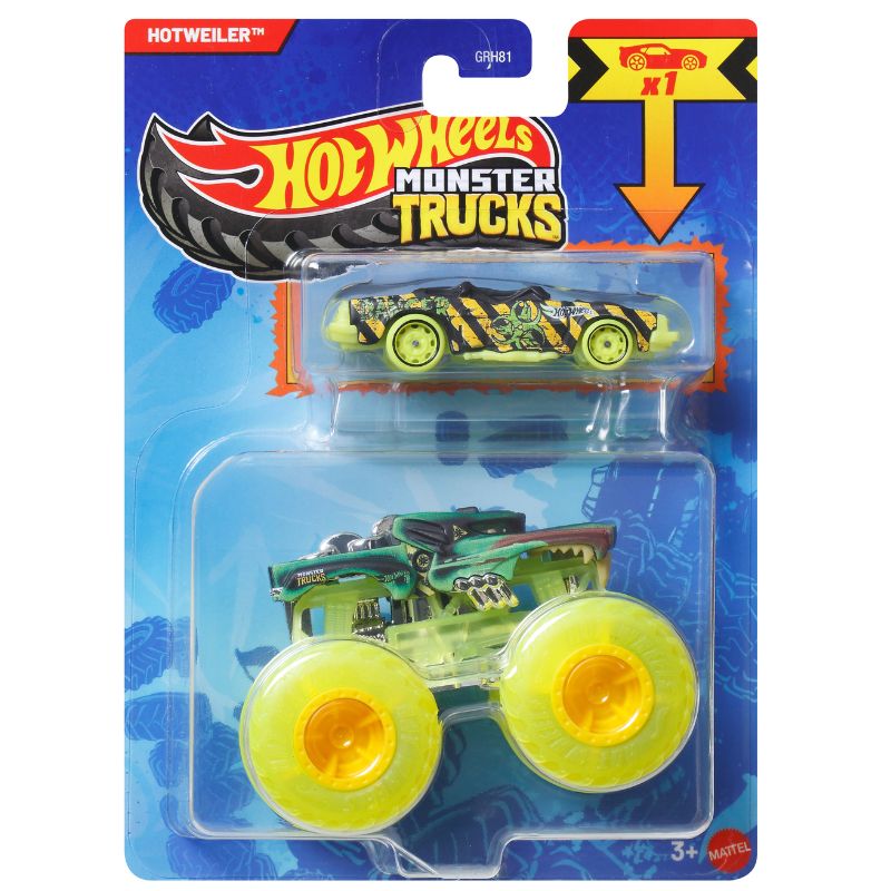 Mattel's Hot Wheels Metal Monster Truck R- Hotweiler