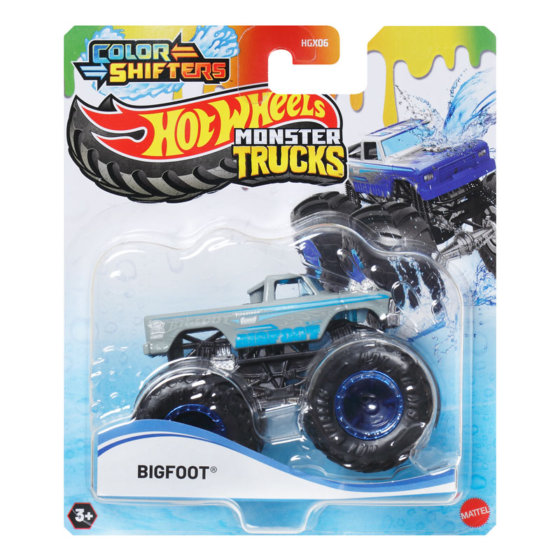 Mattel Hot Wheels Οχήματα Monster Trucks Χρωμοκεραυνοί BigFoot