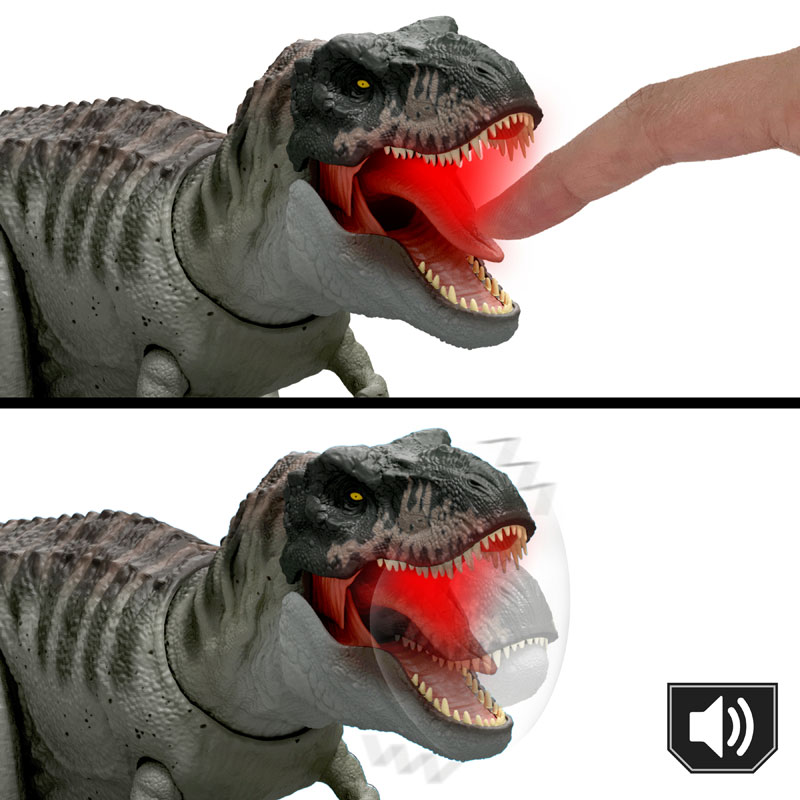 Mattel Jurassic World Rebirth T-Rex με Επαναλαμβανόμενο Δάγκωμα & Ήχους (Μήκος 54,50cm) JCH02