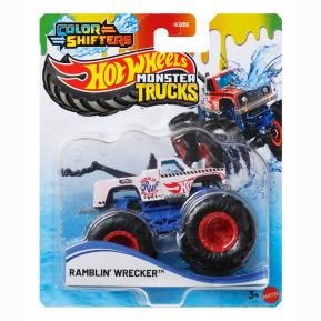 Mattel Hot Wheels Οχήματα Monster Trucks Χρωμοκεραυνοί Ramblin' Wrecker