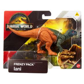Mattel Jurassic World Rebirth Frenzy Pack Νέος Δεινόσαυρος με κινούμενα μέλη Iani