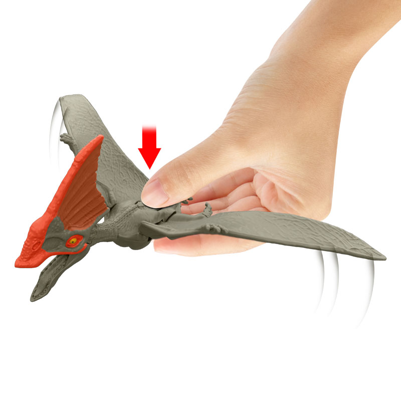 Mattel Jurassic World Rebirth Strike Attack Νέος Δεινόσαυρος με σπαστά μέλη Tapejara