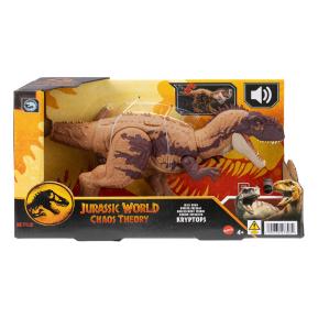 Mattel Jurassic World F Δεινόσαυροι με κινούμενα μέλη, λειτουργία επίθεσης, ήχους Kryptops