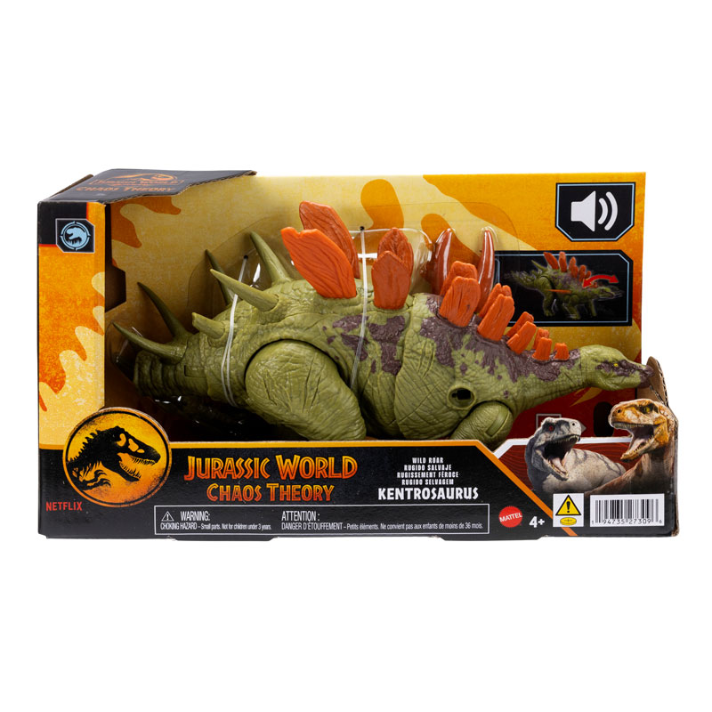 Mattel Jurassic World F Δεινόσαυροι με κινούμενα μέλη, λειτουργία επίθεσης, ήχους Kentrosaurus