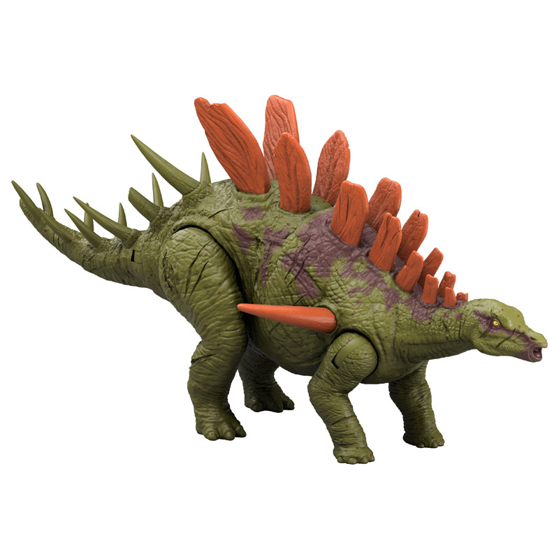 Mattel Jurassic World F Δεινόσαυροι με κινούμενα μέλη, λειτουργία επίθεσης, ήχους Kentrosaurus