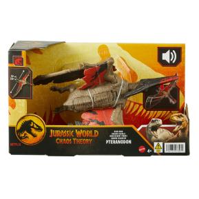 Mattel Jurassic World F Δεινόσαυροι με κινούμενα μέλη, λειτουργία επίθεσης, ήχους Pteranodon