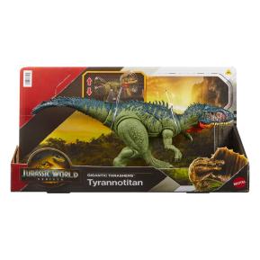 Mattel Jurassic World Rebirth Gigantic Thrashers Νέος Δεινόσαυρος με κινούμενα μέλη Tyrannotitan