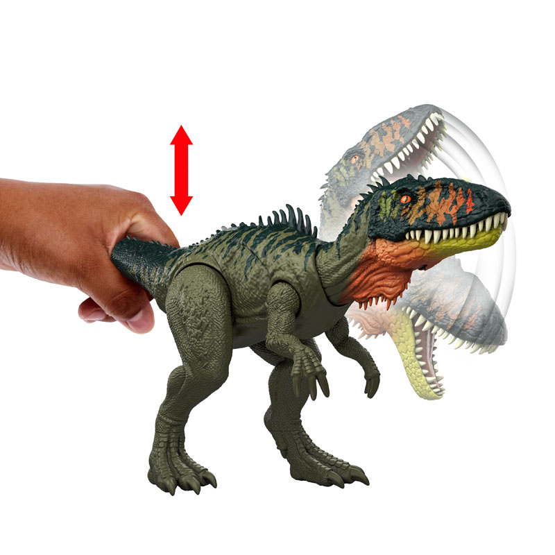 Mattel Jurassic World Rebirth Gigantic Thrashers Νέος Δεινόσαυρος με κινούμενα μέλη Tyrannotitan