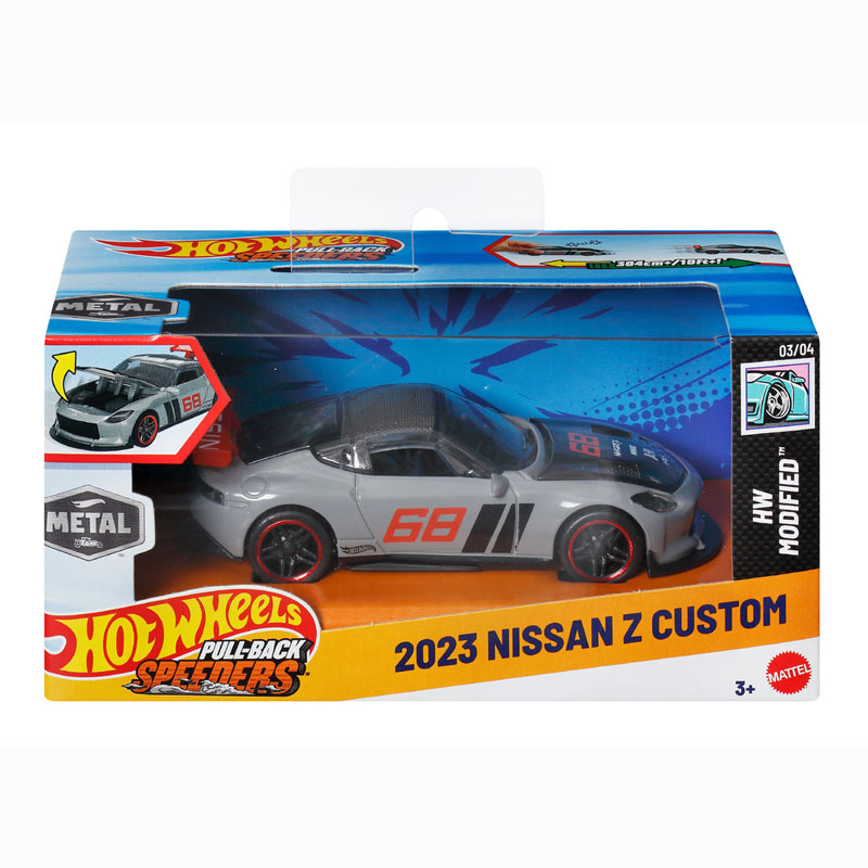 Mattel Hot Wheels Αυτοκινητάκι Pull Back Q 1:43 - 2023 Nissan Z Custom JCM08