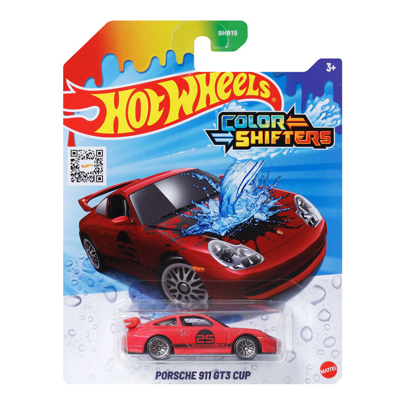 Mattel Hot Wheels Χρωμοκεραυνοί B Porsche 911 GT3 Cup