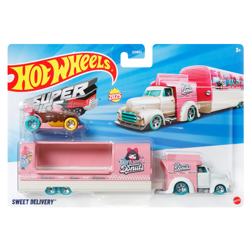 Mattel Hot Wheels Σούπερ Νταλίκα Sweet Delivery