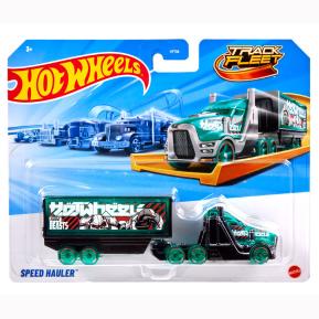Mattel Hot Wheels Νέες Νταλίκες Track Fleet F - Speed Hauler JCM66