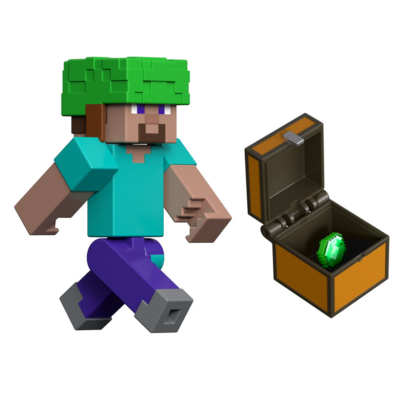 Mattel Minecraft V Φιγούρα 8cm Underwater Steve Core Figure