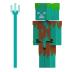 Mattel Minecraft V Φιγούρα 8cm Drowned Core Figure