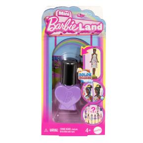 Mattel Barbie Mini Barbieland Fashionistas Doll 3,8cm - Βερνίκι Νυχιών - Σχέδια JCP97