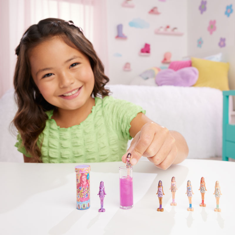 Mattel Barbie Mini Barbieland Fashionistas Doll 3,8cm - Color Reveal - Σχέδια JCR08