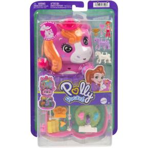Mattel Polly Pocket and Adventures Compact Play Set A Ο κόσμος της Polly Pony Rodeo Compact