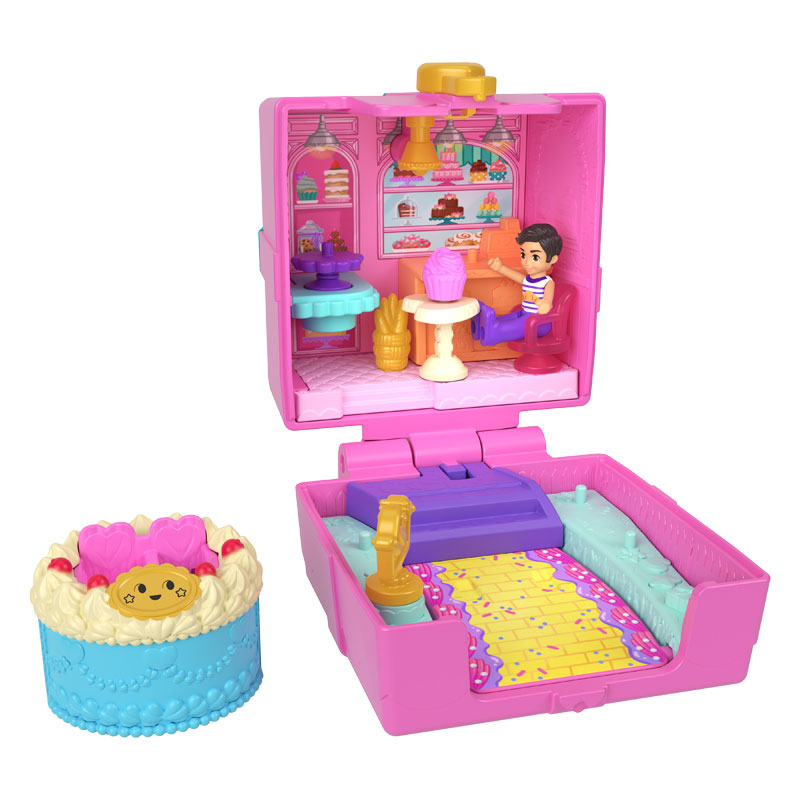 Mattel Polly Pocket Micro Dolls & Compacts Μικρές εκπλήξεις φαγητού - Σχέδια JCR44