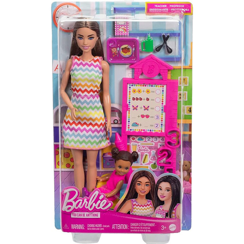 Mattel Barbie Σετ Επαγγέλματα με παιδάκια - Δασκάλα JCR76/JCR71