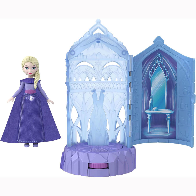 Mattel Disney Frozen Μίνι Κούκλες - Πυργάκι Έκπληξη - Pop Reveal - Σχέδια JCR90