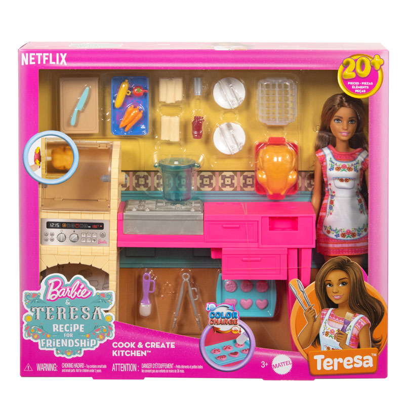 Mattel Barbie and Teresa Recipe for Friendship Teresa Σετ Κουζίνα JCT06