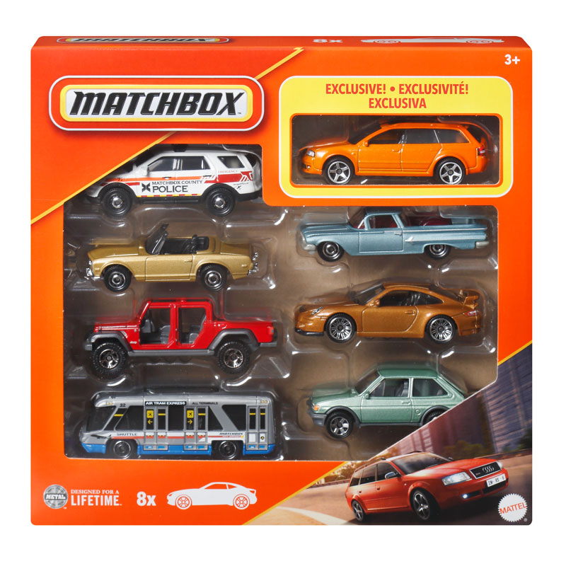Matchbox Αυτοκινητάκια σετ των 8 JCT84/HVR81