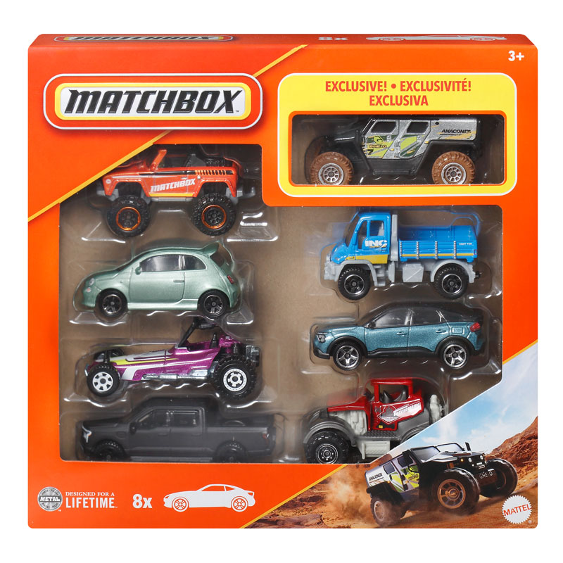 Matchbox Αυτοκινητάκια σετ των 8 JCT89/HVR81