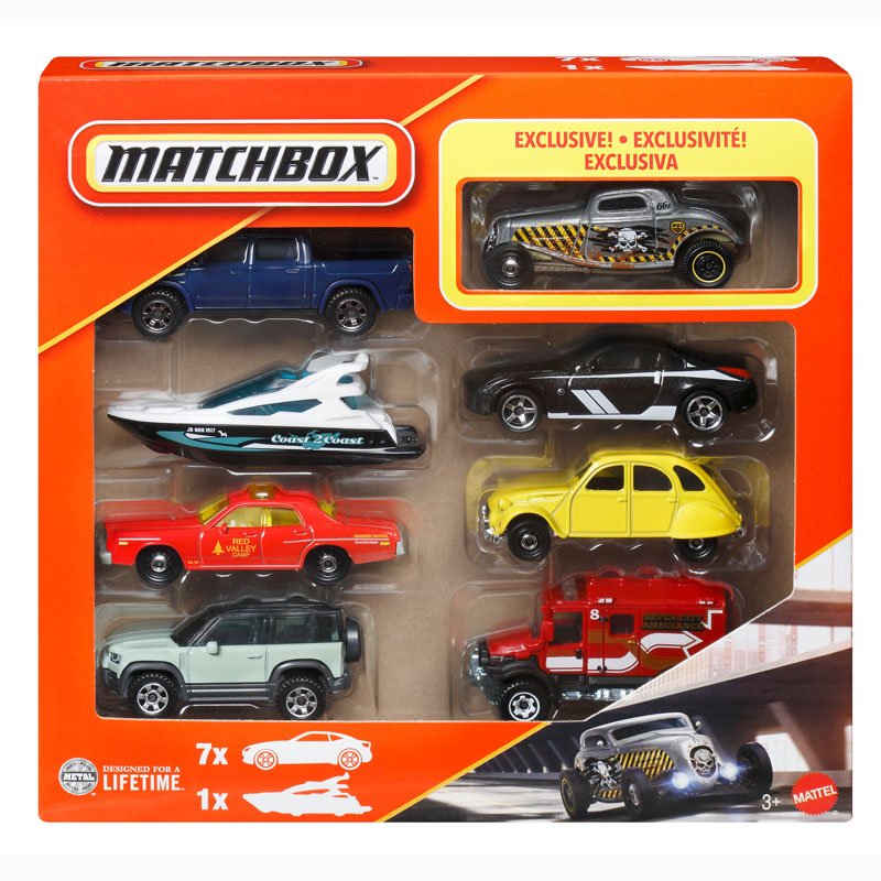 Mattel Matchbox Αυτοκινητάκια σετ των 8 H JCT90/HVR81