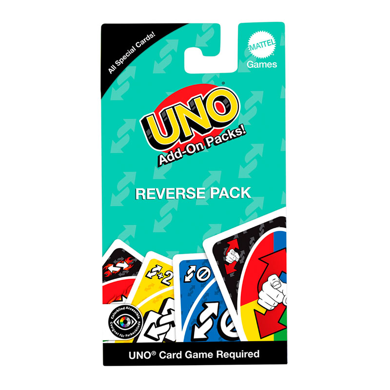 Mattel Uno Add-on Packs - Reverse Pack JCV56