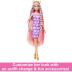 Mattel Barbie Fun & Fancy Hair With Extra-Long Colorful Blonde Hair And Glossy Pink Dress JDC85