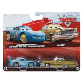 Mattel Cars Αυτοκινητάκια E - Bling Bling Lightning McQueen & Tex Dinoco