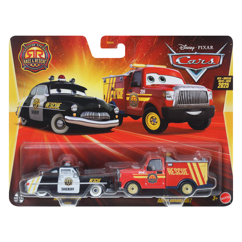 Mattel Cars Αυτοκινητάκια C25 - Sheriff & Adam Rodriguez