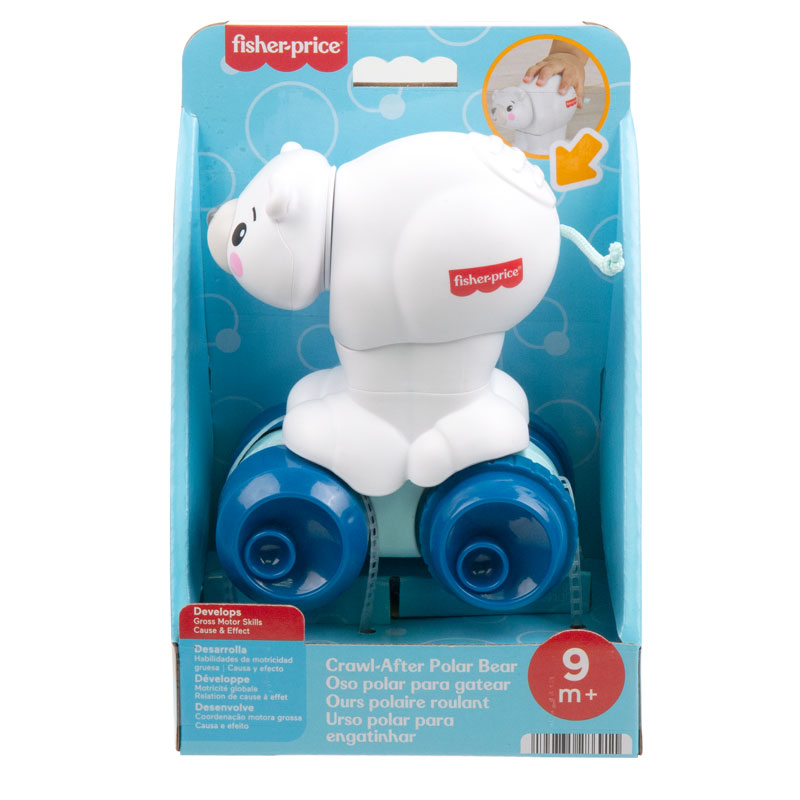 Fisher Price Crawl-After Polar Bear Πολική Αρκουδίτσα Με Κίνηση JDL63