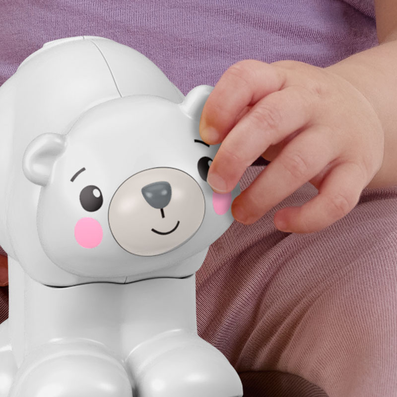 Fisher Price Crawl-After Polar Bear Πολική Αρκουδίτσα Με Κίνηση JDL63