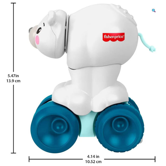 Fisher Price Crawl-After Polar Bear Πολική Αρκουδίτσα Με Κίνηση JDL63