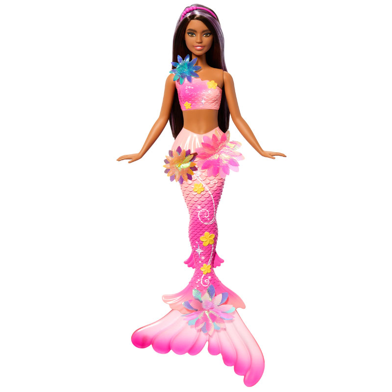 Mattel Barbie Μαγική Γοργόνα Που Ανθίζει Μελαχρινή JDM73