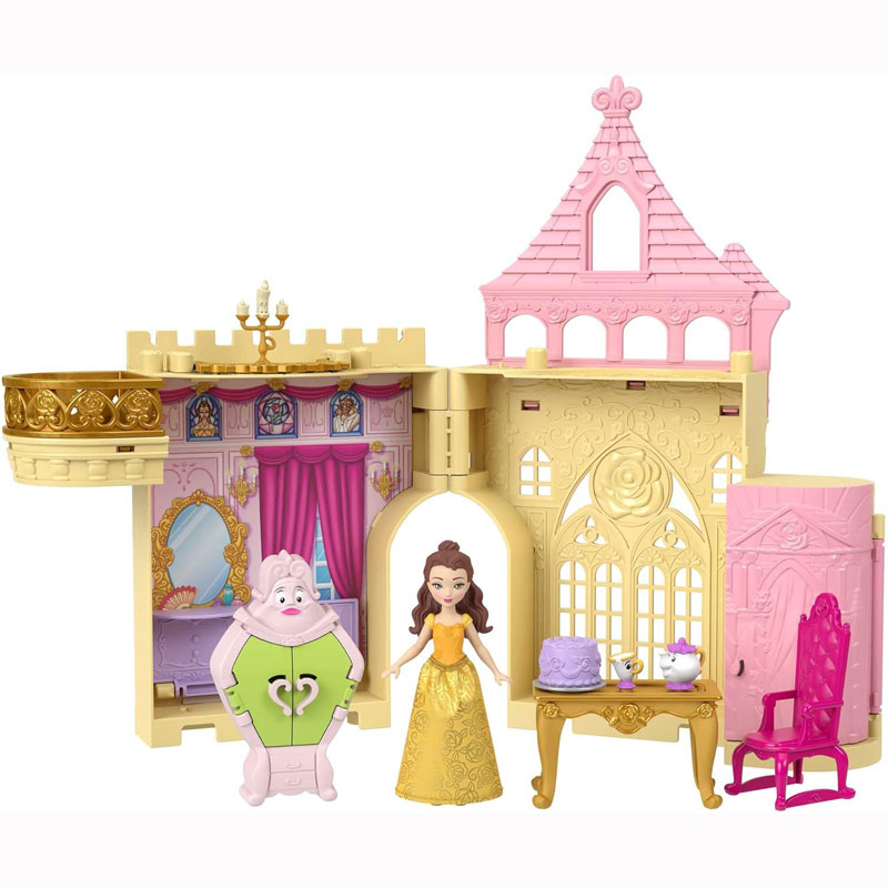 Mattel Disney Princess Μίνι Κούκλες - Το παλάτι της Πεντάμορφης JDP54