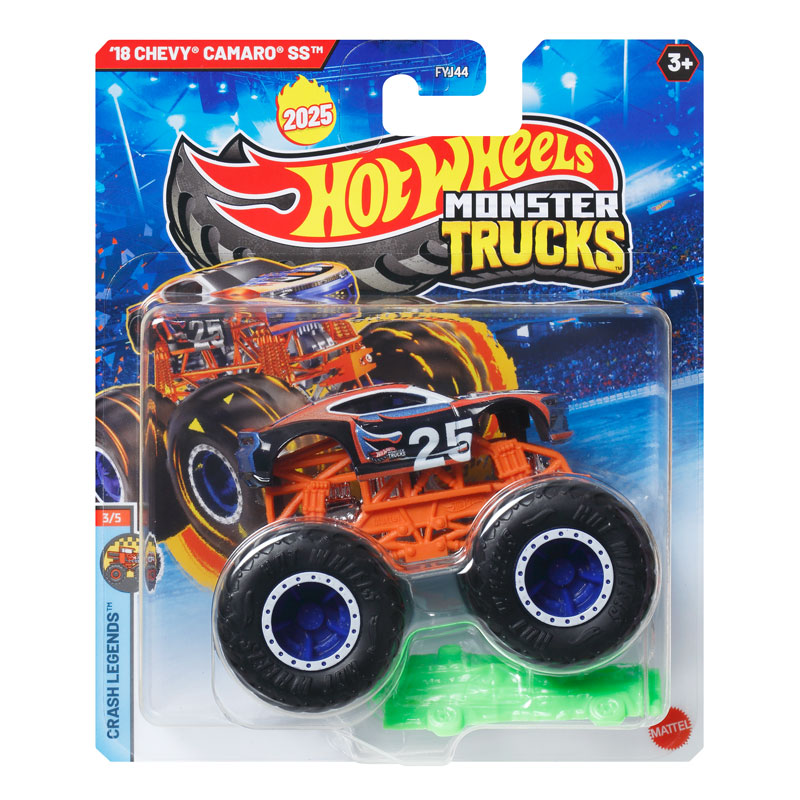 Mattel Hot Wheels Οχήματα Monster Trucks E '18 Chevy Camaro SS