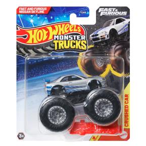 Mattel Hot Wheels Οχήματα Monster Trucks E Fast & Furioud Nissan Skyline